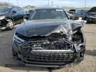 2024 Audi A8 with VIN WAULDAF82RN000941, listed as a Copart auction lot 78061823 with 487 mi miles and Salvage Title. Bid and sale history available at carsss.com. Image 5.