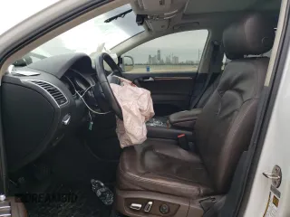 2014 Audi Q7 3.0T Premium Plus with VIN WA1LGAFE4ED005861, listed as a Copart auction lot 45318915 with 0 mi miles and Salvage Title. Bid and sale history available at carsss.com. Image 7.