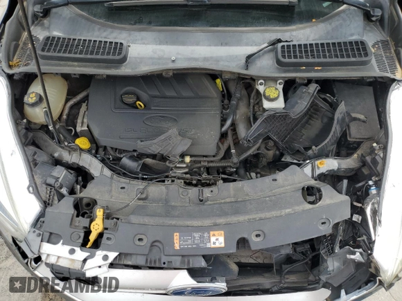 2017 Ford Escape SE with VIN 1FMCU0GD1HUC04526, listed as a Copart auction lot 53453605 with 155,345 mi miles and Salvage Title. Bid and sale history available at carsss.com. Image 12.