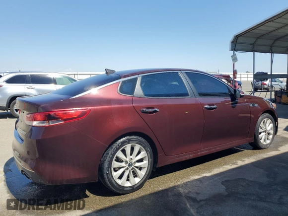 2016 Kia Optima LX with VIN 5XXGT4L34GG060276, listed as a Copart auction lot 65426975 with 129,029 mi miles and Salvage title. Bid and sale history available at DreamBid. Image 3.