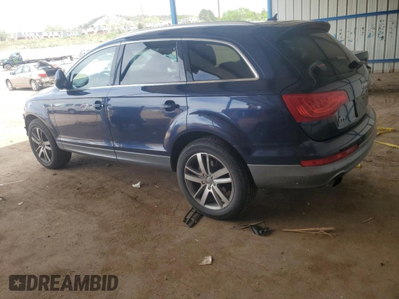 2013 Audi Q7 Premium Plus z VIN WA1LGBFE1DD001013, wystawiony jako Copart lot #56891555 z przebiegiem 126 943 mil mil oraz Szkoda całkowita • Salvage title. Historia ofert i sprzedaży dostępna na DreamBid. Obrazek 2.
