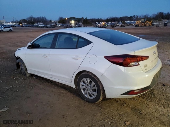 2019 Hyundai Elantra SE with VIN 5NPD74LF5KH405474, listed as a Copart auction lot 42059495 with 183,413 mi miles and Salvage Title. Bid and sale history available at carsss.com. Image 2.