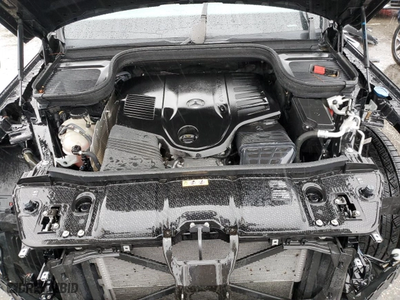 2021 Mercedes-Benz GLS with VIN 4JGFF5KEXMA449860, listed as a Copart auction lot 44813525 with 30,877 mi miles and Salvage Title. Bid and sale history available at carsss.com. Image 12.