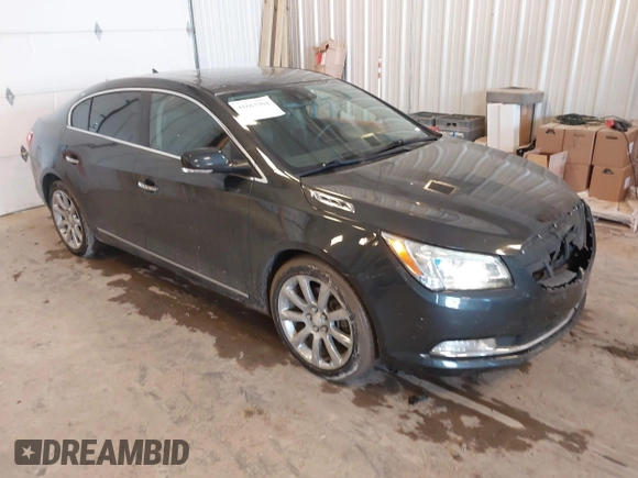 2014 Buick LaCrosse Premium I with VIN 1G4GD5G36EF305227, listed as a IAAI auction lot 41663704 with 142,230 mi miles and . Bid and sale history available at DreamBid. Image 1.