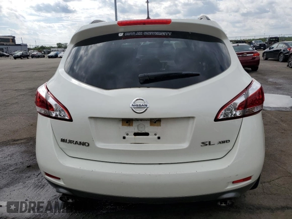 2014 Nissan Murano S with VIN JN8AZ1MWXEW529172, listed as a Copart auction lot 55863495 with 170,320 mi miles and Clean Title. Bid and sale history available at DreamBid. Image 6.