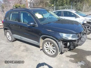 2017 Volkswagen Tiguan S with VIN WVGBV7AX3HK053429, listed as a IAAI auction lot 41610376 with 85,807 mi miles and . Bid and sale history available at DreamBid. Image 1.