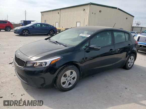 2017 Kia Forte5 LX with VIN KNAFK5A89H5698772, listed as a Copart auction lot 53825005 with 44,657 mi miles and Clean Title. Bid and sale history available at carsss.com. Image 1.
