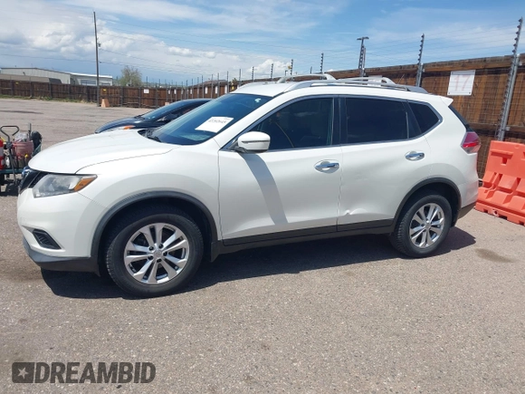 2016 Nissan Rogue SV with VIN KNMAT2MV0GP670288, listed as a IAAI auction lot 42202645 with 211,454 mi miles. Bid and sale history available at carsss.com. Image 14.