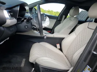 2022 Genesis G70 3.3T with VIN KMTG54TE6NU100703, listed as a Copart auction lot 54643714 with 6,889 mi miles. Bid and sale history available at carsss.com. Image 7.