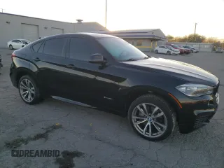 2015 BMW X6 xDrive50i with VIN 5UXKU6C52F0F93975, listed as a Copart auction lot 81944914 with 143,915 mi miles and Salvage Title. Bid and sale history available at carsss.com. Image 4.
