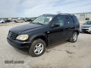 2000 Mercedes-Benz M-Class with VIN 4JGAB54E6YA182192, listed as a Copart auction lot 50423405 with 163,539 mi miles and Clean Title. Bid and sale history available at carsss.com. Image 1.