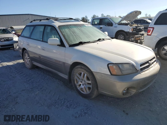 2002 Subaru Legacy Outback Limited with VIN 4S3BH686427647556, listed as a Copart auction lot 75890134 with Not provided miles and Salvage title. Bid and sale history available at DreamBid. Image 4.