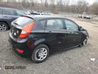 2014 Hyundai Accent GS with VIN KMHCT5AE7EU164871, listed as a Copart auction lot 51060725 with Not Provided miles and Salvage Title. Bid and sale history available at carsss.com. Image 3.