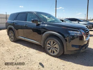 2023 Nissan Pathfinder S with VIN 5N1DR3AC1PC230734, listed as a Copart auction lot 56006835 with 37,238 mi miles and Salvage title. Bid and sale history available at DreamBid. Image 4.
