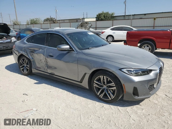 2023 BMW 4 Series 430i xDrive с VIN WBA73AV06PFN98572, выставлен на аукционе Copart как лот 75961184 с пробегом 41 994 миль миль и Списание • Salvage title. История ставок и продаж доступна на DreamBid. Изображение 4.
