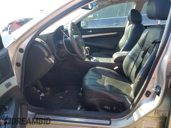 2008 Infiniti G35 with VIN JNKBV61E98M211403, listed as a Copart auction lot 71442184 with 110,632 mi miles and Salvage Title. Bid and sale history available at DreamBid. Image 7.