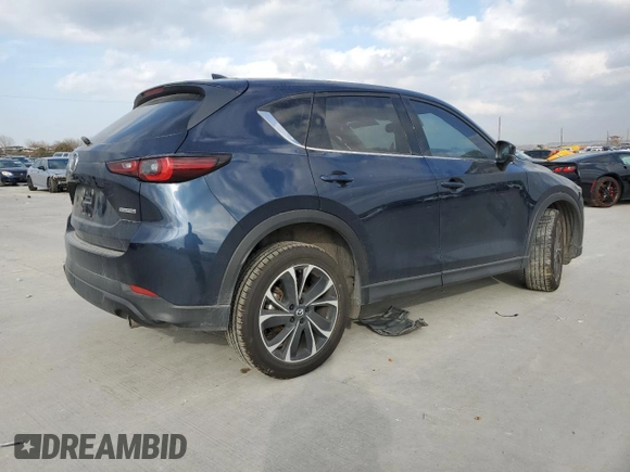 2023 Mazda CX-5 2.5 S Premium Plus Package with VIN JM3KFBEM5P0115936, listed as a Copart auction lot 44483345 with 24,267 mi miles and Salvage Title. Bid and sale history available at carsss.com. Image 3.