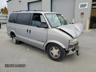 2000 Chevrolet Astro with VIN 1GNEL19W9YB176191, listed as a Copart auction lot 80102404 with Not Provided miles and Salvage Title. Bid and sale history available at carsss.com. Image 4.