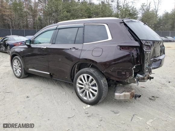 2021 Cadillac XT6 Premium Luxury with VIN 1GYKPDRS5MZ191412, listed as a Copart auction lot 82083504 with 36,092 mi miles and Salvage Title. Bid and sale history available at carsss.com. Image 2.