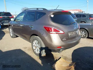 2014 Nissan Murano SL with VIN JN8AZ1MU3EW413892, listed as a IAAI auction lot 41418313 with 156,898 mi miles. Bid and sale history available at carsss.com. Image 3.
