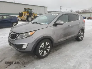 2012 Kia Sportage SX with VIN KNDPCCA60C7261988, listed as a Copart auction lot 43876405 with 214,694 mi miles and Salvage title. Bid and sale history available at DreamBid. Image 1.