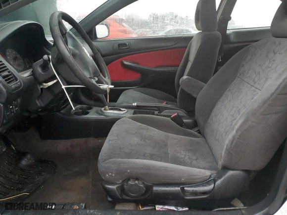 2001 Honda Civic EX with VIN 1HGEM22981L074169, listed as a Copart auction lot 43056235 with 203,508 mi miles and Salvage Title. Bid and sale history available at carsss.com. Image 7.