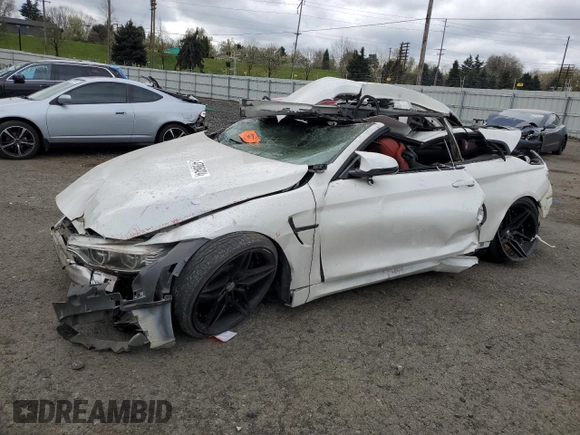 2015 BMW M4 z VIN WBS3U9C57FP967999, wystawiony jako Copart lot #47906424 z przebiegiem Nie podano mil oraz Szkoda całkowita • Salvage title. Historia ofert i sprzedaży dostępna na DreamBid. Obrazek 1.