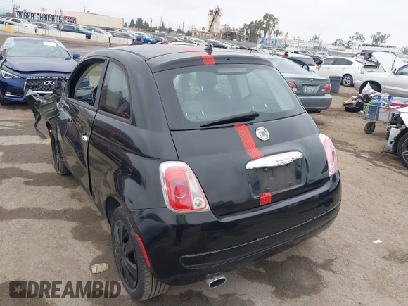 2012 FIAT 500 Pop with VIN 3C3CFFAR2CT366064, listed as a IAAI auction lot 42430786 with 119,011 mi miles and . Bid and sale history available at DreamBid. Image 3.