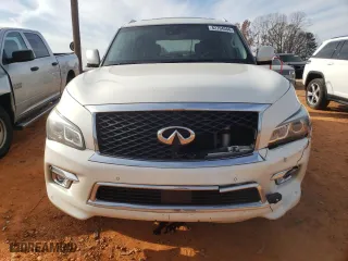 2017 Infiniti QX80 with VIN JN8AZ2NE7H9151634, listed as a Copart auction lot 82794044 with 126,549 mi miles and Salvage Title. Bid and sale history available at carsss.com. Image 5.