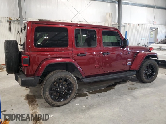 2021 Jeep Wrangler Unlimited Sahara с VIN 1C4JJXP63MW684811, выставлен на аукционе Copart как лот 55136775 с пробегом 29 901 миль миль и Списание • Salvage title. История ставок и продаж доступна на DreamBid. Изображение 3.
