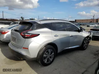 2020 Nissan Murano SV with VIN 5N1AZ2BS0LN161956, listed as a Copart auction lot 78594234 with 95,236 mi miles and Salvage Title. Bid and sale history available at carsss.com. Image 3.