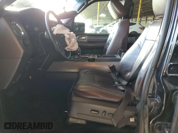 2015 Ford Expedition EL Platinum with VIN 1FMJK1LT5FEF18056, listed as a Copart auction lot 85509714 with 156,219 mi miles and Salvage Title. Bid and sale history available at carsss.com. Image 7.