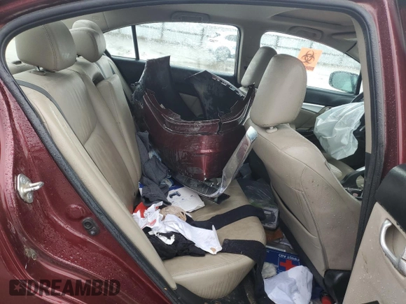 2015 Honda Civic Sedan EX-L with VIN 2HGFB2F90FH538287, listed as a Copart auction lot 46368535 with 0 mi miles and Salvage Title. Bid and sale history available at carsss.com. Image 10.