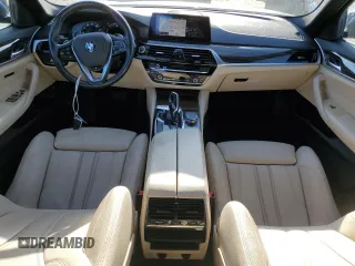2019 BMW 5 Series 530e xDrive with VIN WBAJB1C51KB376996, listed as a Copart auction lot 52581175 with 42,369 mi miles and Salvage title. Bid and sale history available at DreamBid. Image 8.