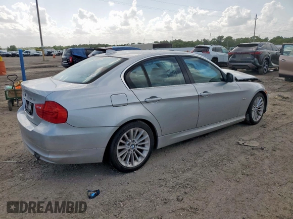 2011 BMW 3 Series 335d with VIN WBAPN7C53BA950461, listed as a Copart auction lot 61585175 with 80,497 mi miles and Salvage title. Bid and sale history available at DreamBid. Image 3.