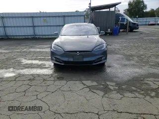 2016 Tesla Model S 70 with VIN 5YJSA1E10GF147377, listed as a Copart auction lot 86799084 with 93,805 mi miles and Salvage Title. Bid and sale history available at DreamBid. Image 12.