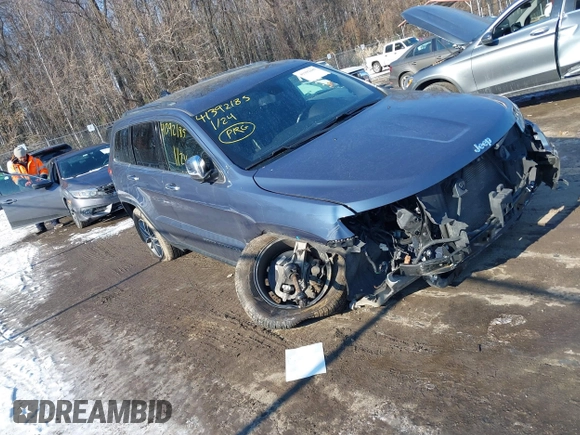 2021 Jeep Grand Cherokee 80th Anniversary with VIN 1C4RJFBG2MC666167, listed as a IAAI auction lot 41392185 with 79,518 mi miles and . Bid and sale history available at DreamBid. Image 1.