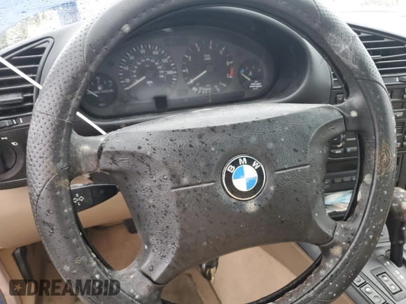 1999 BMW 3 Series 323icA with VIN WBABJ8333XEM23157, listed as a Copart auction lot 74237224 with 0 mi miles and Salvage Title. Bid and sale history available at carsss.com. Image 9.