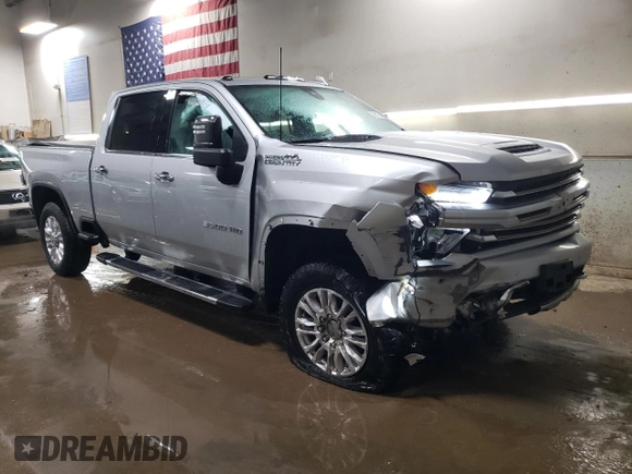 2023 Chevrolet Silverado 3500HD High Country with VIN 1GC4YVEY2PF101893, listed as a Copart auction lot 43517565 with 39,852 mi miles and Salvage Title. Bid and sale history available at carsss.com. Image 4.