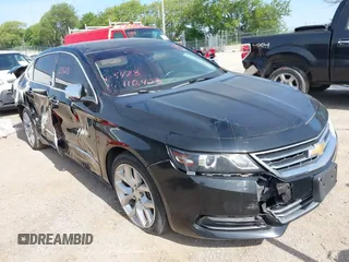 2017 Chevrolet Impala Premier with VIN 1G1145S36HU145473, listed as a IAAI auction lot 42488830 with 110,423 mi miles and . Bid and sale history available at DreamBid. Image 1.