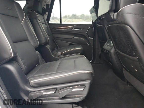 2021 Cadillac Escalade Premium Luxury with VIN 1GYS4BKL4MR414197, listed as a Copart auction lot 88093605 with 63,196 mi miles and Salvage title. Bid and sale history available at DreamBid. Image 11.