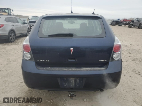 2009 Pontiac Vibe w/1SA with VIN 5Y2SP67839Z477002, listed as a Copart auction lot 82888204 with 162,519 mi miles and Non Repairable. Bid and sale history available at carsss.com. Image 6.