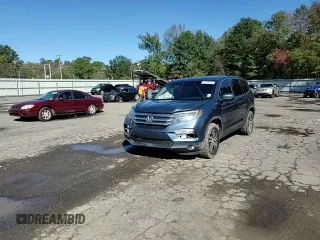2016 Honda Pilot EX with VIN 5FNYF5H39GB037556, listed as a Copart auction lot 81605464 with 225,085 mi miles and Salvage Title. Bid and sale history available at carsss.com. Image 11.