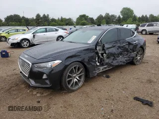 2021 Genesis G70 2.0T with VIN KMTG44LA3MU075175, listed as a Copart auction lot 57679175 with 89,864 mi miles and Salvage title. Bid and sale history available at DreamBid. Image 1.