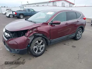 2017 Honda CR-V EX with VIN 2HKRW2H51HH664212, listed as a IAAI auction lot 41830771 with 77,377 mi miles. Bid and sale history available at carsss.com. Image 18.