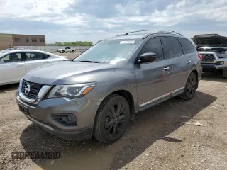 2017 Nissan Pathfinder S with VIN 5N1DR2MM7HC909567, listed as a Copart auction lot 52979015 with 138,799 mi miles and Clean Title. Bid and sale history available at carsss.com. Image 1.