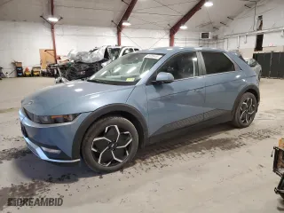 2022 Hyundai IONIQ 5 SE with VIN KM8KMDAFXNU101341, listed as a Copart auction lot 48389485 with 38,349 mi miles and Salvage Title. Bid and sale history available at carsss.com. Image 1.