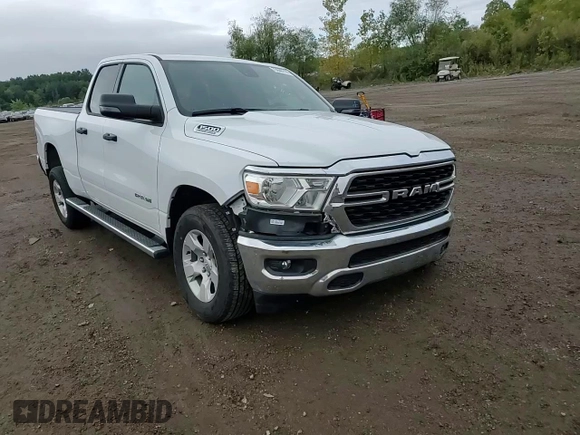2023 Ram 1500 Big Horn with VIN 1C6SRFBT3PN533506, listed as a Copart auction lot 73648714 with 14,069 mi miles and Salvage Title. Bid and sale history available at carsss.com. Image 10.