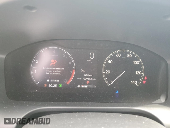 2024 Honda HR-V Sport с VIN 3CZRZ1H54RM718674, выставлен на аукционе Copart как лот 61206015 с пробегом 9 554 миль миль и Списание • Salvage title. История ставок и продаж доступна на DreamBid. Изображение 9.
