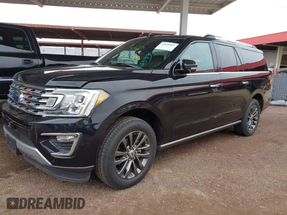 2020 Ford Expedition Max Limited with VIN 1FMJK1KT7LEA39196, listed as a IAAI auction lot 41810041 with 159,436 mi miles and . Bid and sale history available at DreamBid. Image 17.